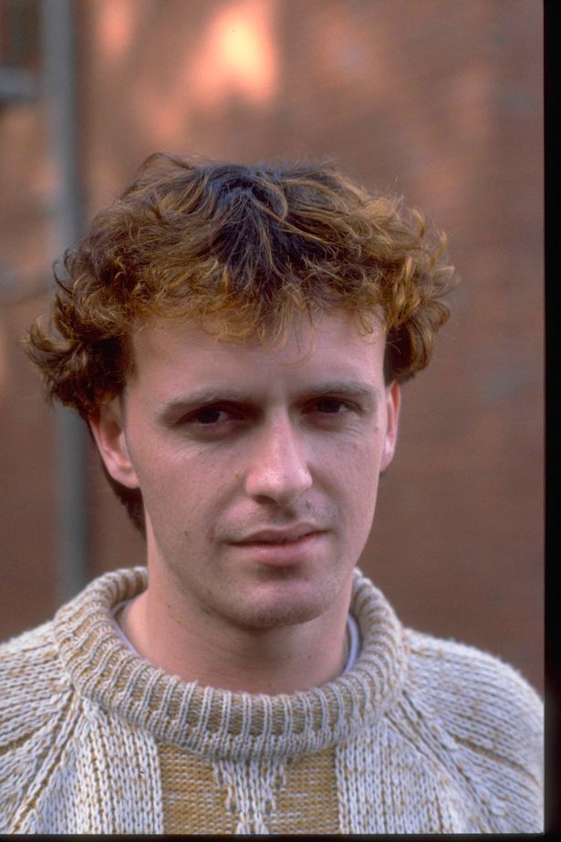 Actor Paul Usher in character as Barry Grant in television soap Brookside, circa 1982