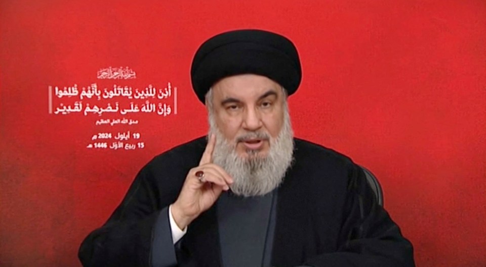 Hezbollah chief Hassan Nasrallah gave a televised address following the blasts