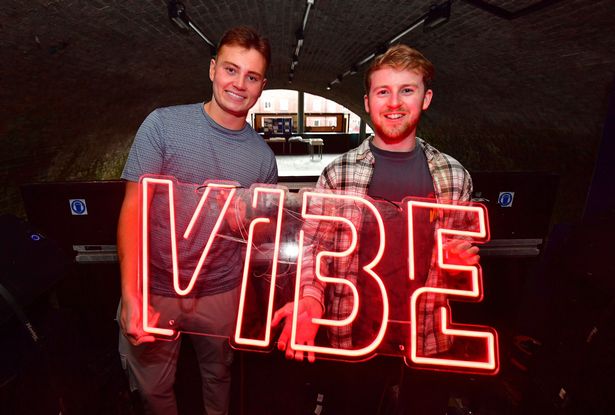 James Backhouse and co-founder of Vibe Dan White last year