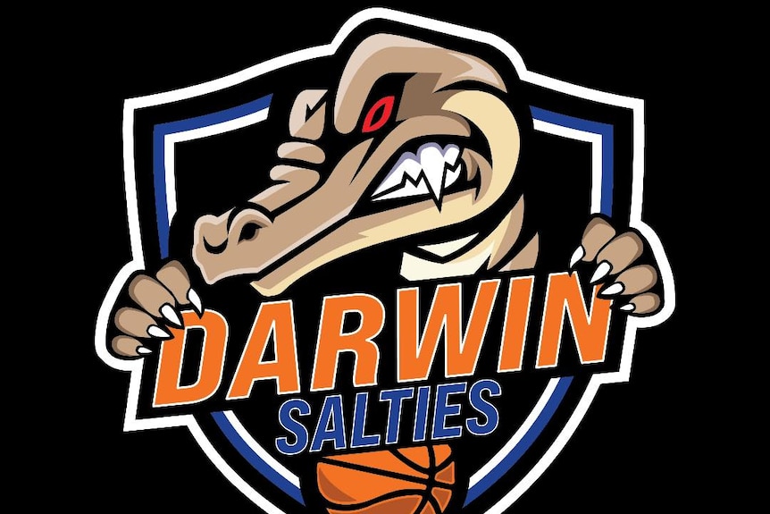 Logo of basketball team with a crocodile as its mascot