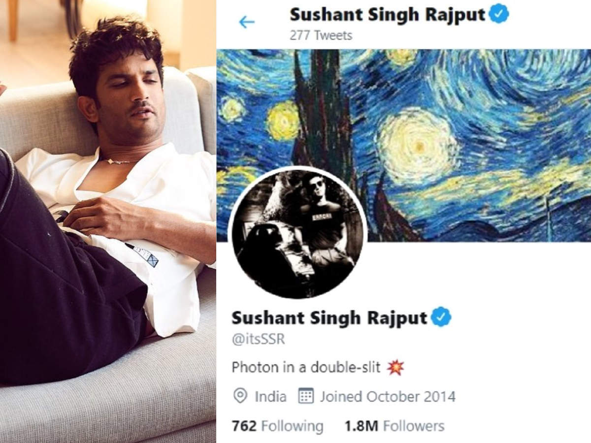 Sushant twitter news