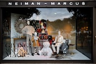 A view of the Neiman Marcus Christmas window display at NorthPark Center in Dallas,...