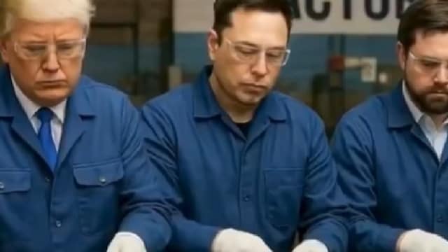 Chinese AI Videos Show Donald Trump, Elon Musk Making Sneakers As Tariff Memes Go Viral