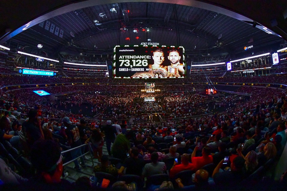 The stadium event is set to be Tyson's most attended and could challenge US records