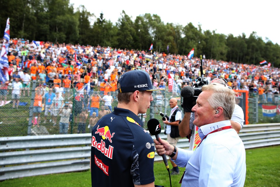 Verstappen's father was swapped out for Herbert for the final two races of the 94 season