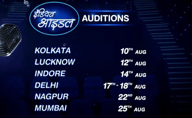 Indian Idol season 11 auditions date