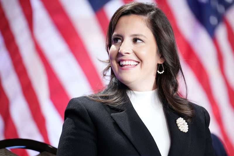 Elise Stefanik will arrive at the UN after bold promises by Donald Trump to end the Russia-Ukraine war and Israel’s war in Gaza. Photograph: Andrew Harnik/Getty Images