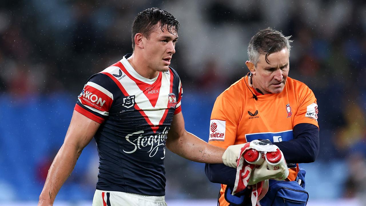 Manu was out for a month with a broken hand earlier this year. Picture: Brendon Thorne/Getty Images