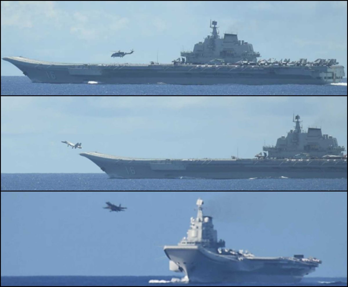 Chinese Aircraft Carrier Transits Philippine Sea