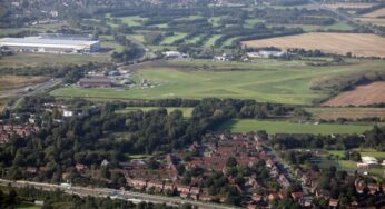 Plane crash in Manchester leaves man fighting for his life & another injured after light aircraft flips upside down