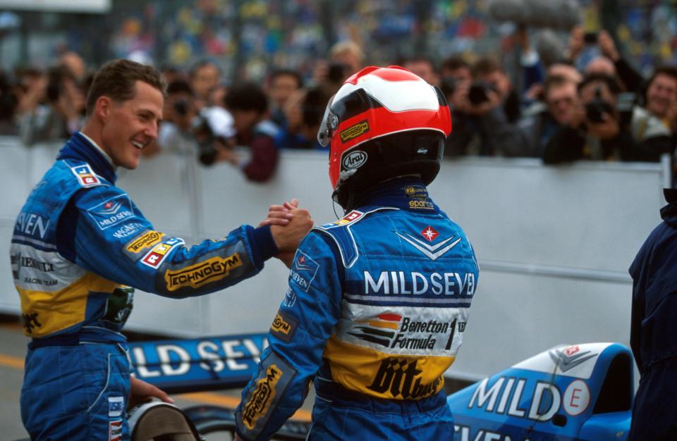 Herbert finished fourth in the season Schumacher won his second title at Benetton