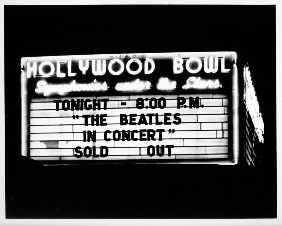 Tickets were snapped up for the sell out Hollywood Bowl concert