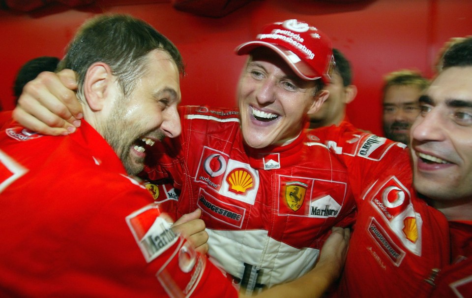 F1 parties were a little more wild in Schumacher's day