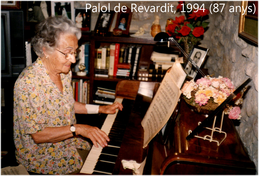 Maria says playing the piano for decades kept her happy and healthy