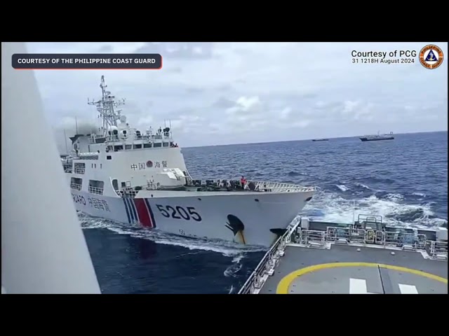 China ‘deliberately rammed, collided’ with PH Coast Guard ship in Escoda Shoal